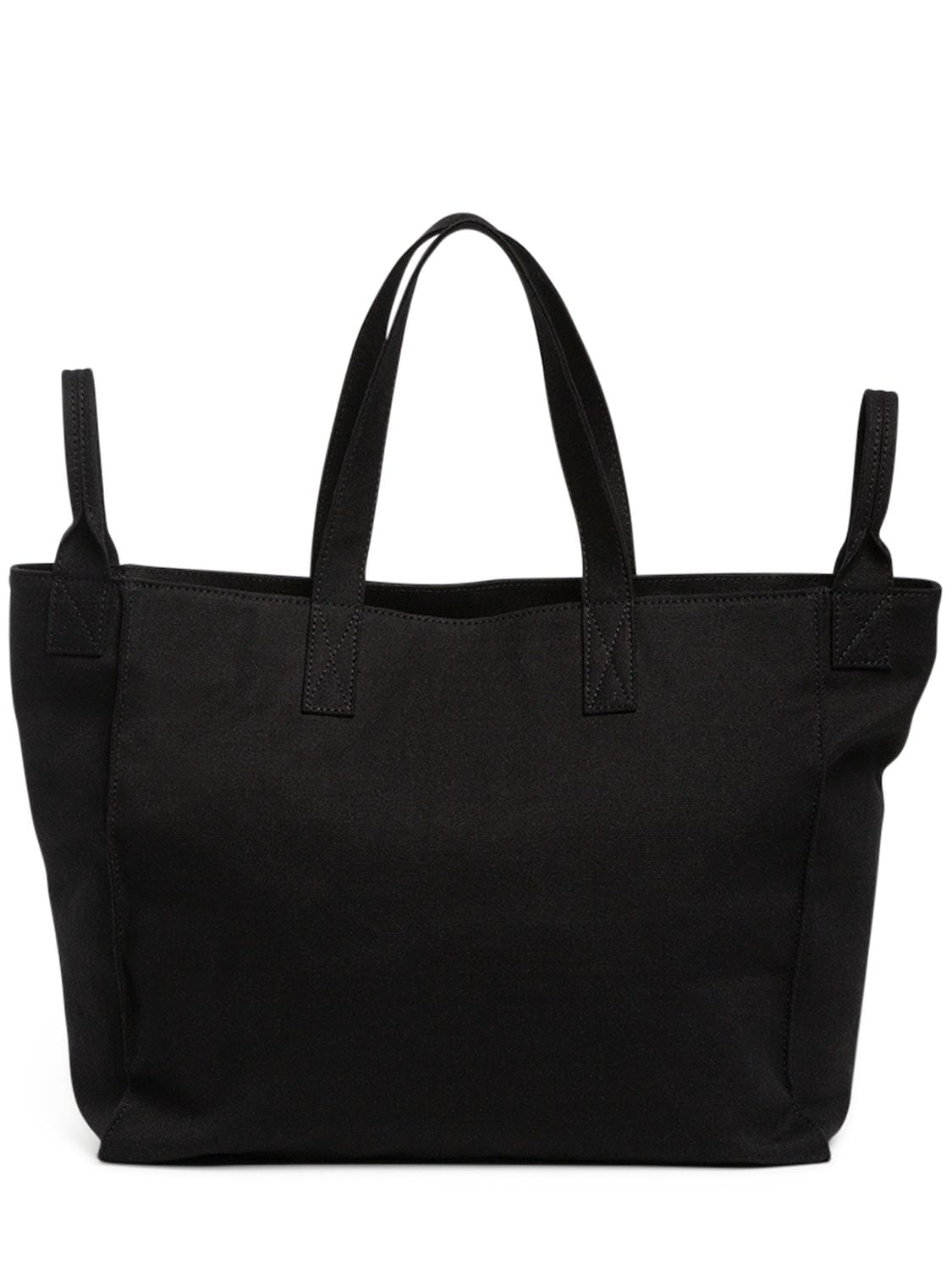 Shop N°21 Logo Print Nylon Top Handle Bag In Black