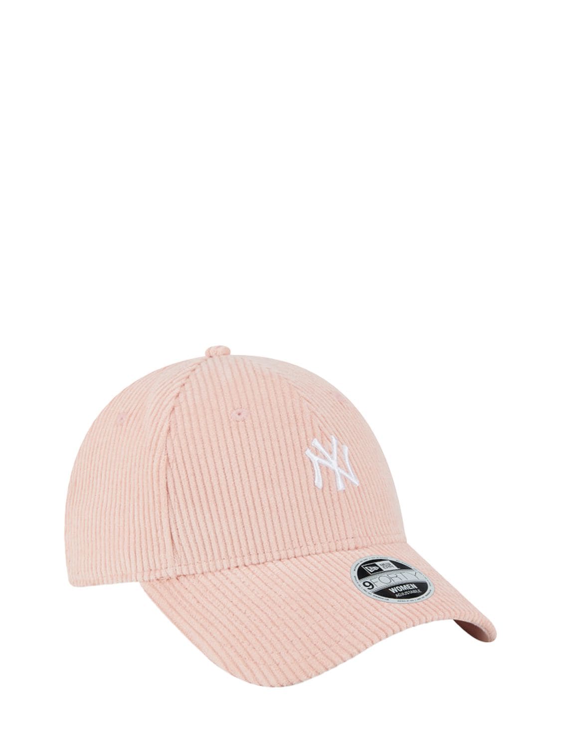 Shop New Era 9forty Ny Yankees Corduroy Cap In Pink,white