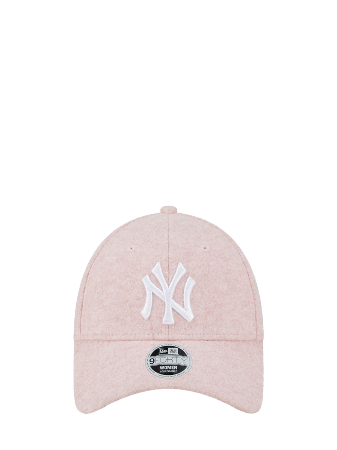 New Era 9forty Ny Yankees Felt Cap In Pink,white