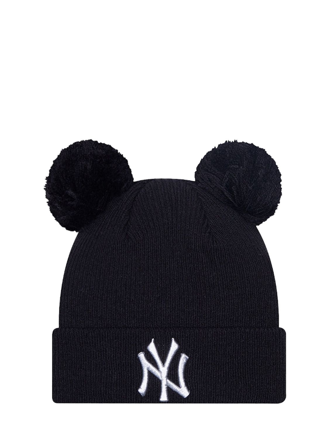 Image of Yankees Tech Knit Beanie W/pompoms