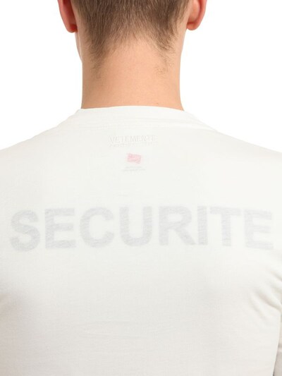 "HANES"SECURITE印图平纹T恤展示图