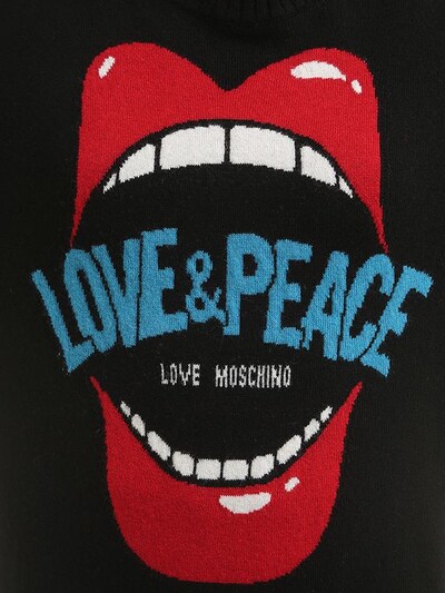 "LOVE&PEACE"提花针织毛衣展示图