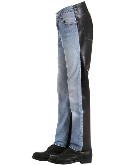 "LEVI'S NEIGHBOR"牛仔&橡胶裤子展示图