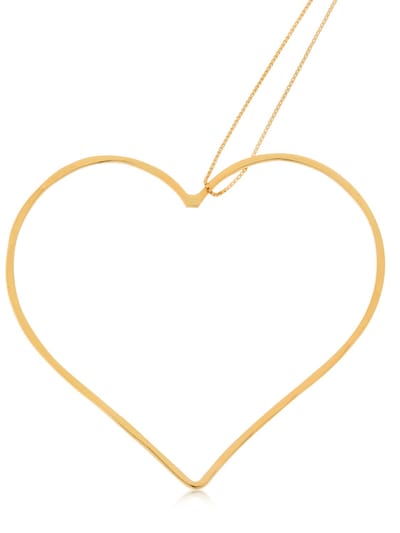 "ALMA"镀金心形项链展示图