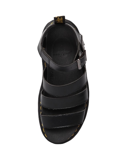 黑色 Blaire 纯素皮革凉鞋展示图