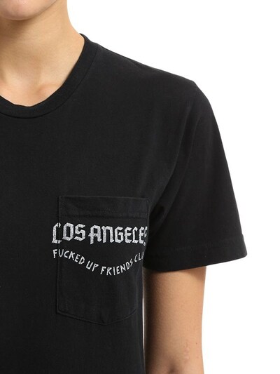 "LA CREST"织棉T恤展示图