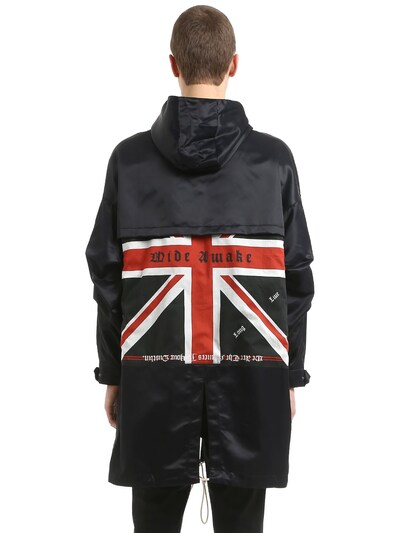 廓形连帽"UNION JACK"派克大衣展示图