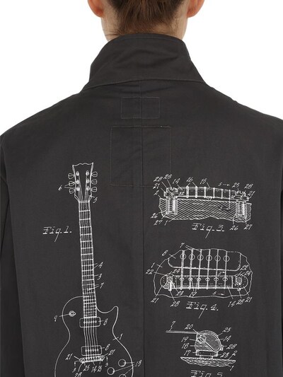 "NUMBER (N)INE GUITAR BLUEPRINT"风衣展示图