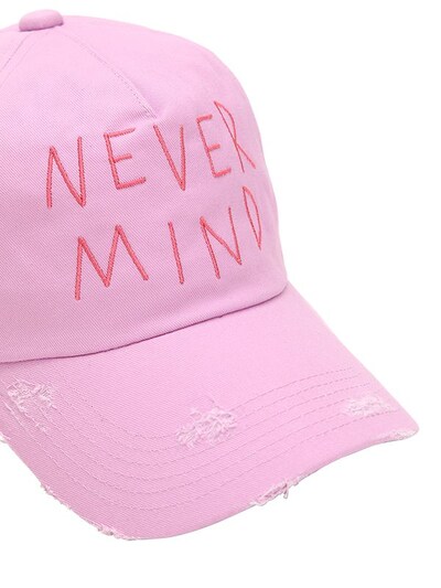 "NEVERMIND"破洞棒球帽展示图