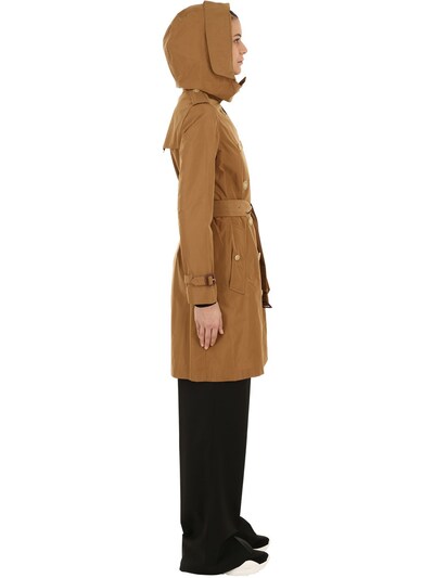 KENSINGTON HD LONG NYLON TRENCH COAT展示图