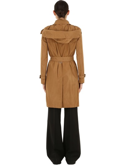 KENSINGTON HD LONG NYLON TRENCH COAT展示图