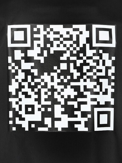 "QR CODE"尼龙连帽雨衣展示图