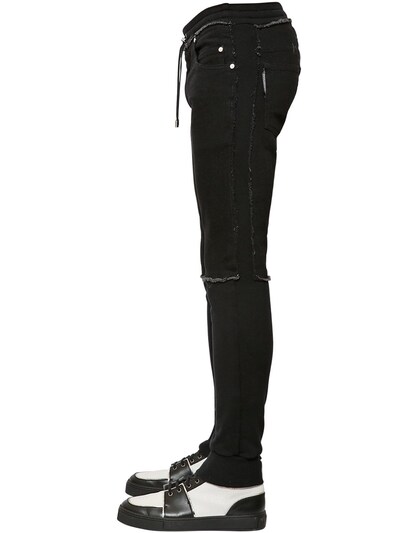15厘米修身牛仔&平纹运动裤展示图