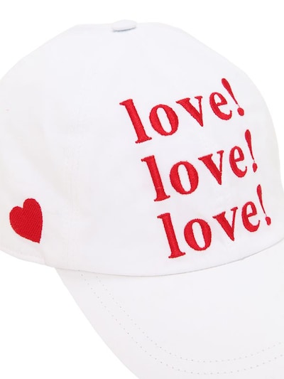“LVR EXCLUSIVE LOVE”印花华达呢鸭舌帽展示图
