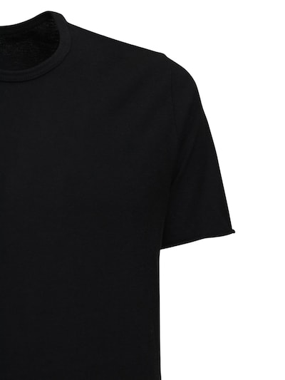 “UNCUT”棉质平纹针织T恤展示图