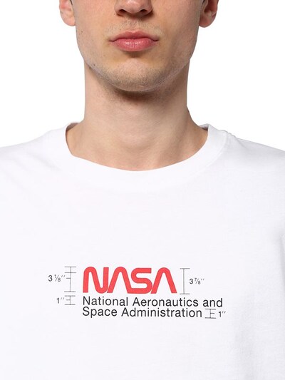 “NASA”印花标准版型纯棉T恤展示图