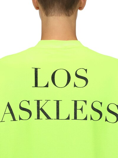 “ASKLESS”LOGO荧光色纯棉卫衣展示图