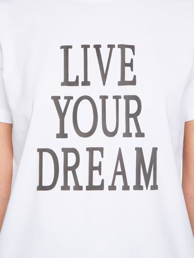 “LIVE OUR DREAM”纯棉平纹针织T恤展示图