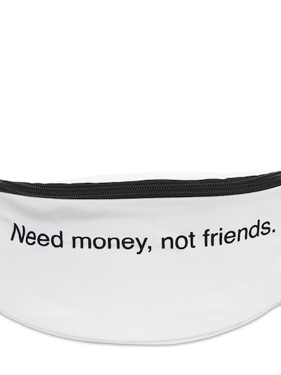 “NEED MONEY, NOT FRIENDS”腰包展示图