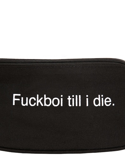 “FUCKBOI TILL I DIE”科技织物腰包展示图