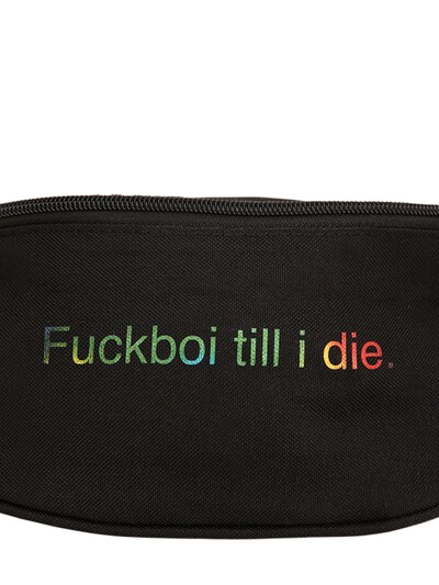 “FUCKBOI TILL I DIE”科技织物腰包展示图