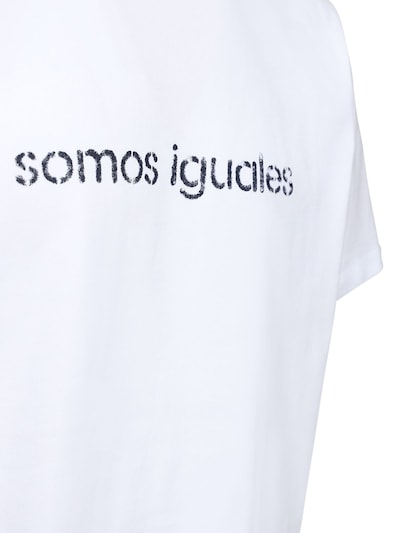 “SOMOS IGUALES”印花纯棉T恤展示图