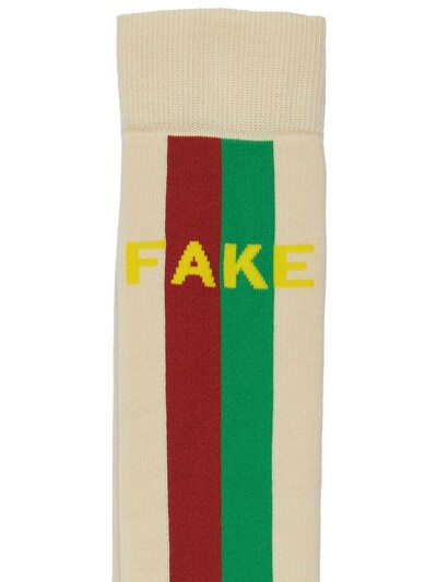 “FAKE NOT”棉质袜子展示图