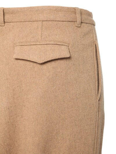 22厘米羊毛混纺宽松版型裤子展示图