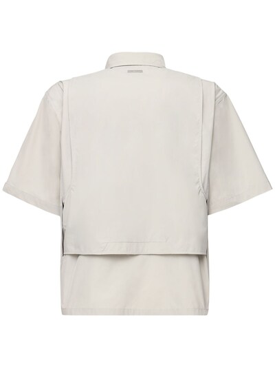 “INTERVEIN”层叠短袖衬衫展示图