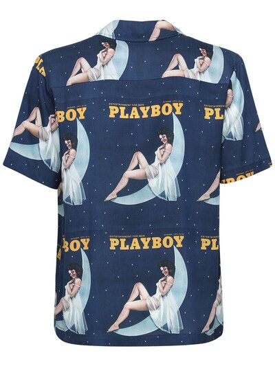 “PLAYBOY X SOULLAND MOON”保龄球衬衫展示图