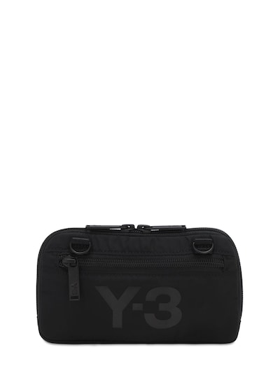 “Y-3 CH2 GFX”编织科技织物手拿包展示图