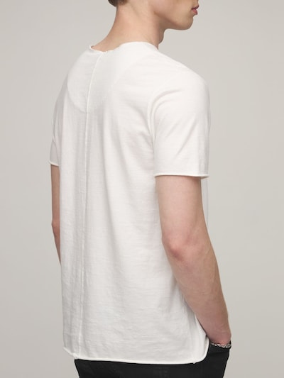 “UNCUT”棉质平纹针织T恤展示图