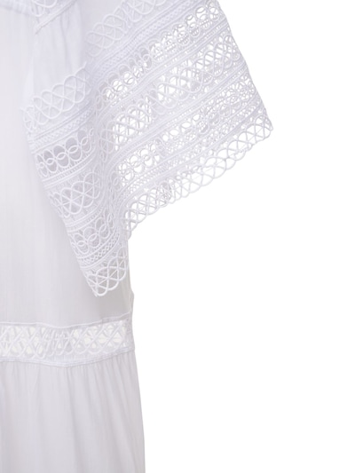 “CLAIRE”棉质薄纱边罩衫式连衣裙展示图