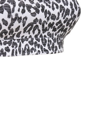 “NATACHA”豹纹印花运动内衣展示图