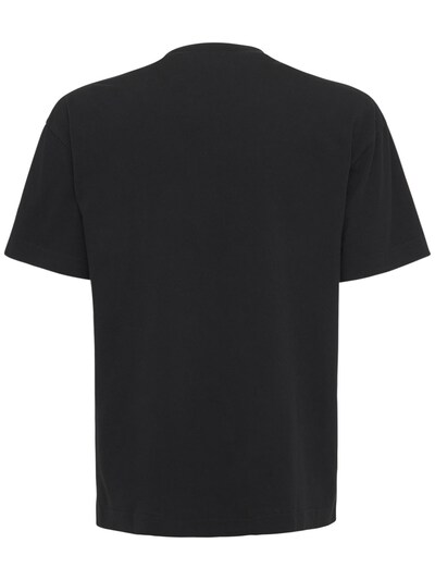 “VENICE”喷色LOGO棉质平纹针织T恤展示图