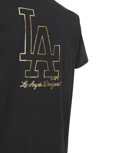 “LA DODGERS”金属色棉质T恤展示图