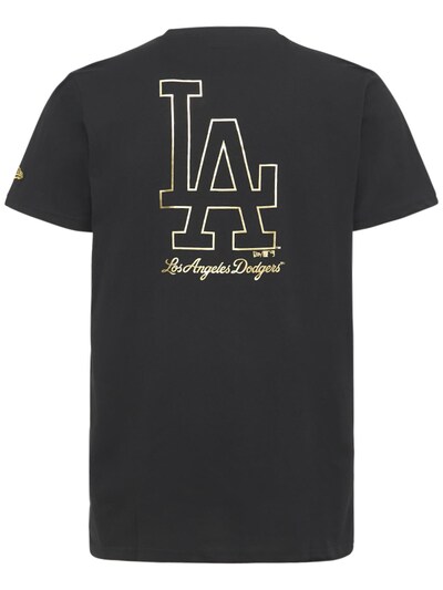 “LA DODGERS”金属色棉质T恤展示图