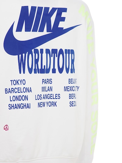 “WORLD TOUR”印花连帽卫衣展示图