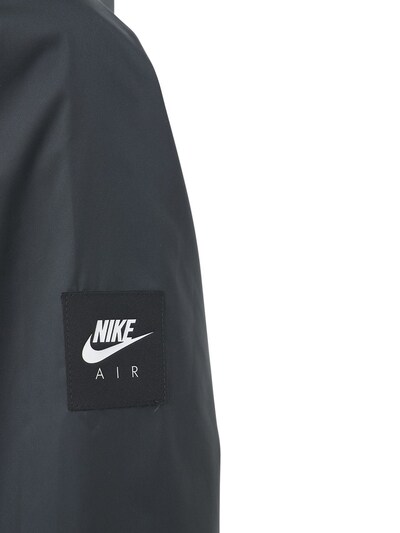 “NIKE AIR”连帽编织拉链开合夹克展示图