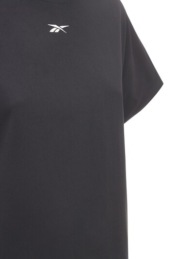 “CL”棉质平纹针织短款T恤展示图