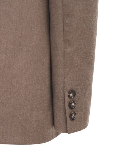 “SALERNO”双排扣羊毛混纺西服夹克展示图
