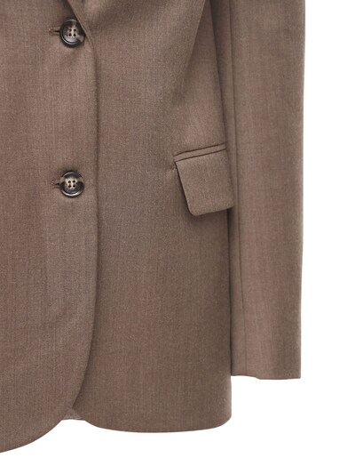 “SALERNO”双排扣羊毛混纺西服夹克展示图