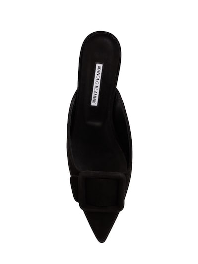10毫米“MAYSALE”麂皮穆勒鞋展示图
