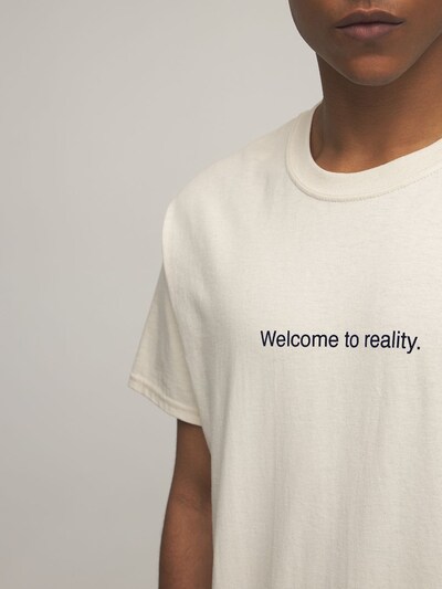 “WELCOME TO REALITY”棉质T恤展示图