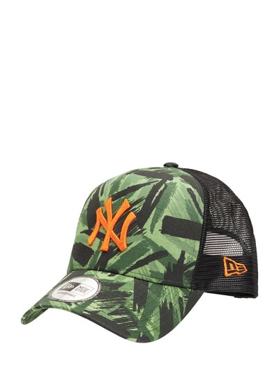 MLB CAMO NY YANKEES A-FRAME卡车司机帽展示图