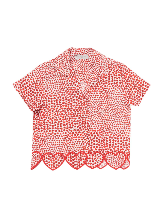 Cotton voile aop shirt - Stella McCartney Kids - Girls  | Luisaviaroma