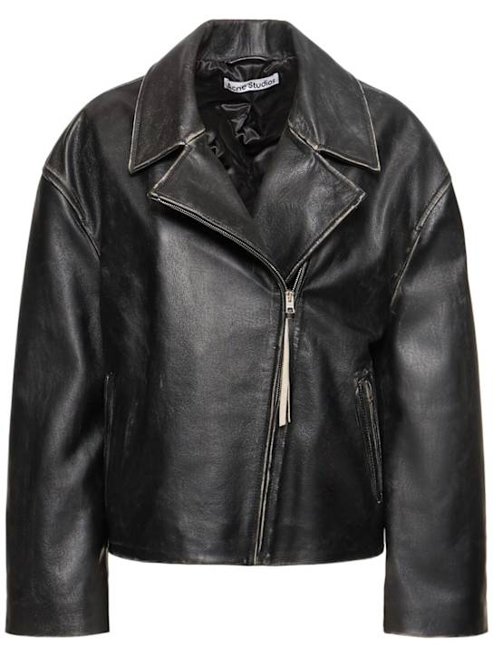 Lilket leather biker jacket - Acne Studios - Women