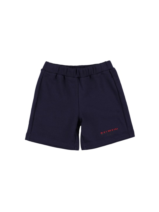 Organic cotton sweat shorts - Balmain - Boys  | Luisaviaroma