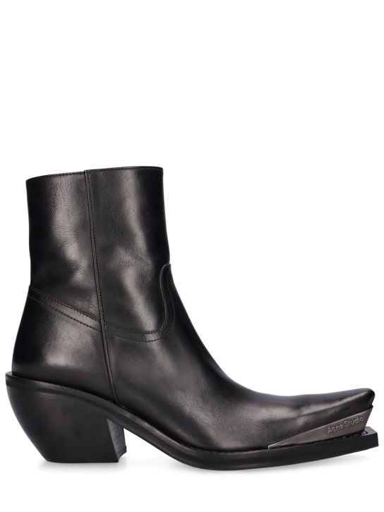 70mm leather ankle boots - Acne Studios - Women  | Luisaviaroma