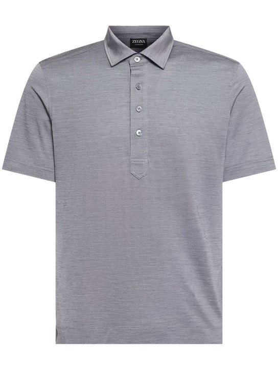 Leggerissimo cotton & silk polo - Zegna - Men | Luisaviaroma